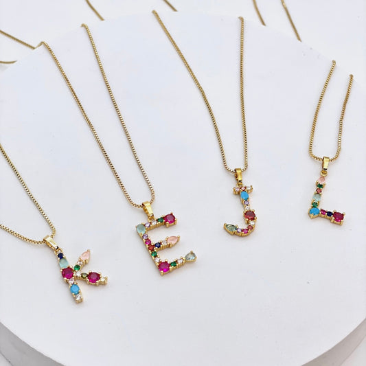 Letter Stones Necklace